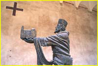 90 Entrance to Monreale Cathedral (Duomo), Sicily