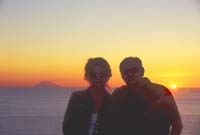 2 Stromboli at sunset, Tropea