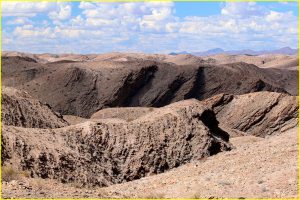 Moon landscape near Swakopmund