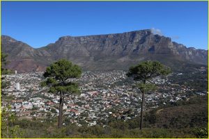 Panorama of Cape Town with Table Mountain