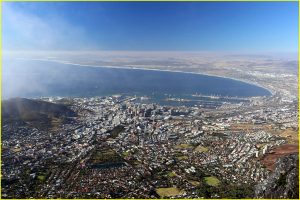 Panorama of Cape Town from Table Mountain