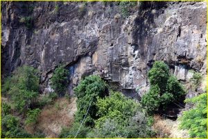 Ziplining over Zambezi River