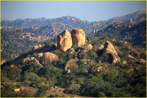 Rock formations in Matobo National Park, Zimbabwe