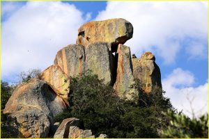 Rock formations in Matobo National Park, Zimbabwe