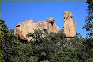 Rock formations in Matobo National Park, Zimbabwe