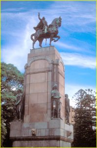 Monument in Ushuaia, Terra del Fuego