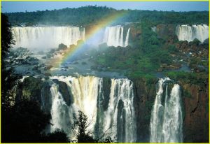Iguazu Falls seen from Brazilian side