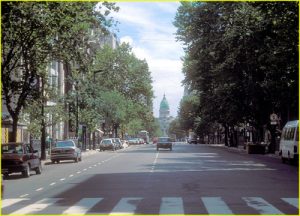 Avenida del Mayo and Parliament building, Buenos Aires