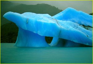 Iceberg calved off Glacier Perito Moreno, Parque National Los Glaciares