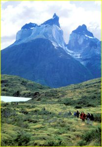 Trekking in the Parque National Torres del Paine, Chile
