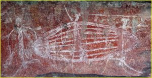 Aboriginal rock art at Ubirr Rock, Kakadu National Park