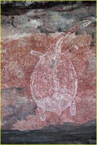 Aboriginal rock art at Ubirr Rock, Kakadu National Park
