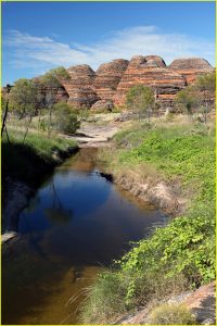 Landscape in Purnululu National Park (Bungle Bungle Range)