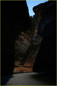 Cathedral Gorge in Moon light, Purnululu National Park (Bungle Bungle Range)