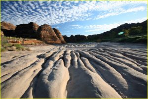 Piccaninny Creek and domes, Purnululu National Park (Bungle Bungle Range)