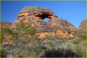 In Purnululu National Park (Bungle Bungle Range)