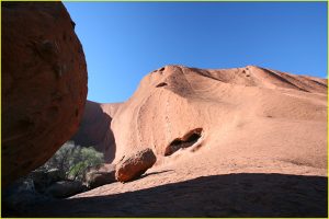 At the base of Uluru (Ayers Rock), Uluru-Kata Tjuta National Park