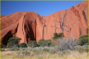 At the base of Uluru (Ayers Rock), Uluru-Kata Tjuta National Park