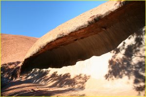At the base of Uluru (Ayers Rock), Uluru-Kata Tjuta National Park
