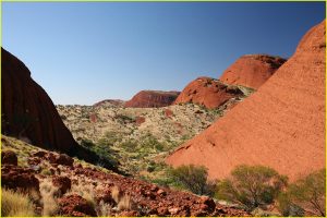 View from Karu Lookout, Kata Tjuta (Olgas), Uluru-Kata Tjuta National Park