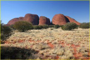 On the Valley of the Winds trail in Olgas, Uluru-Kata Tjuta National Park
