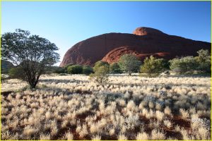 On the Valley of the Winds trail in Olgas, Uluru-Kata Tjuta National Park