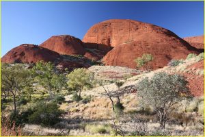 On the Valley of the Winds trail in Olgas, Uluru-Kata Tjuta National Park
