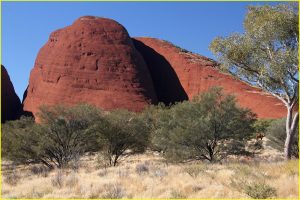On the Valley of the Winds trail in Olgas, Uluru-Kata Tjuta National Park