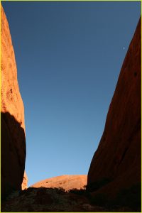 On the Valley of the Winds trail in Olgas, Uluru-Kata Tjuta National Park