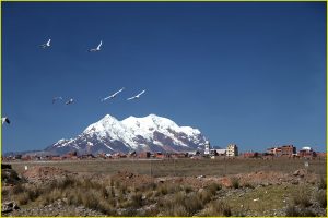 Illimani seen from El Alto