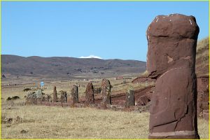 At ruins of Tiwanaku