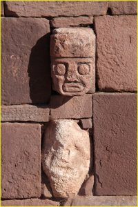 At ruins of Tiwanaku