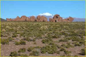 Rock formations in Valles de Rocas