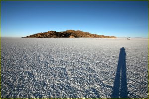 Salar de Uyuni with Icahuasi Island