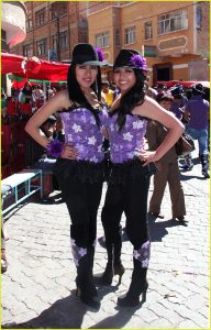Citizens of La Paz prepare for the annual El Gran Pode festival and parade with 25,000 participants