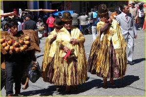Citizens of La Paz prepare for the annual El Gran Pode festival and parade with 25,000 participants
