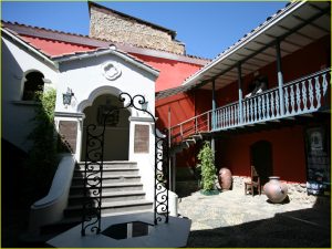 Colonial courtyard in La Paz