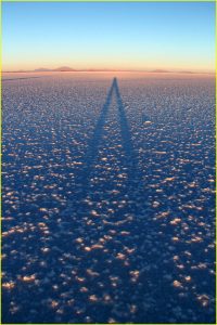 Sunrise on Salar de Uyuni