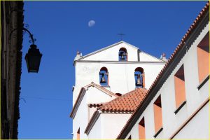 San Francisco church bell tower in Potosi
