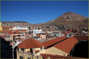 Panorama of Potosi with Cerro Rico