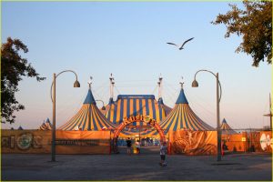 Montreal - Cirque du Soleil at waterfront