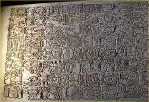 Mayan glyphs from Tonina