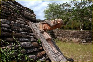 Ballcourt in the Mayan Site of Tonina