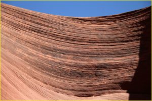 In Lower Antelope Canyon