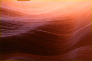 In Lower Antelope Canyon