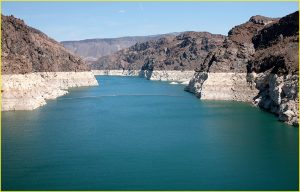 Lake Mead near Hoover Dam near Las Vegas