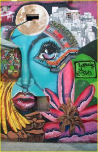 Street art of Medellin's La Comuna 13
