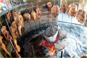 Traditional Colombian grill