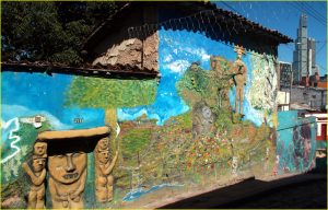 Mural in Candelaria, Bogota
