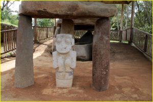Tomb entrance, San Agustin